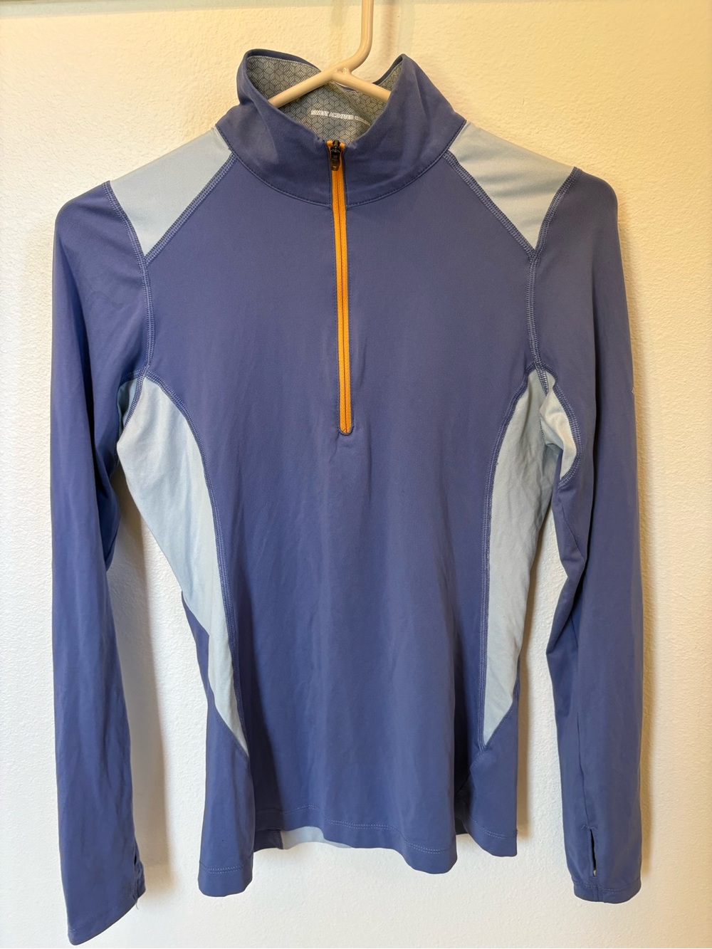 Women’s Columbia Light Purple & Pale Blue Quarter-Zip